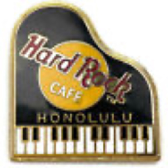 Hard Rock Cafe Honolulu Grand Piano Pin Gold Tone - Picture 2 of 6